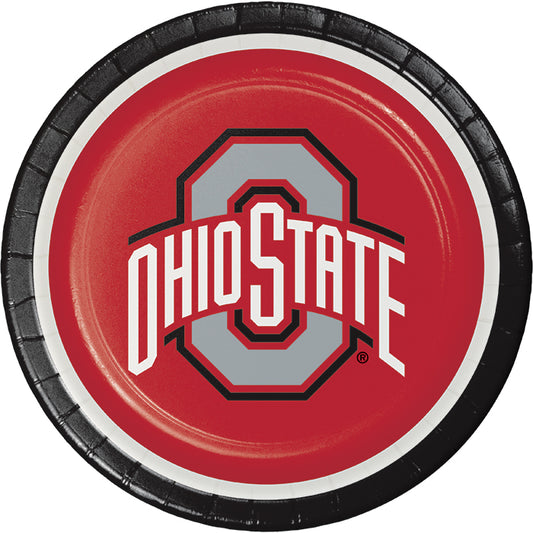 Ohio State University Dinner Plates 96 ct