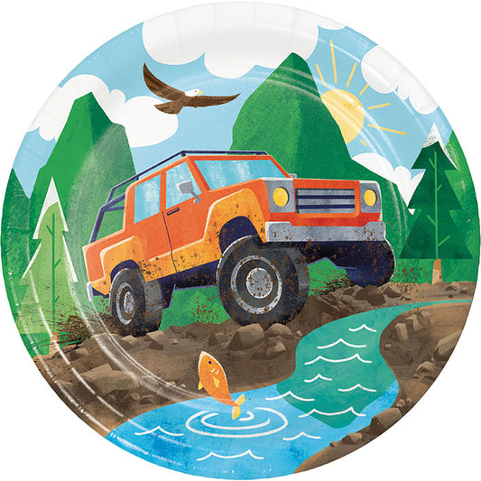 Outdoor Adventure Paper Plates 96 ct