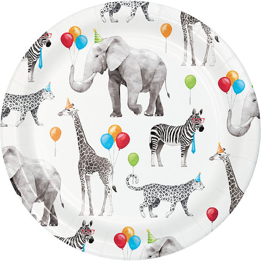 Party Animals Dessert Plates 96 ct