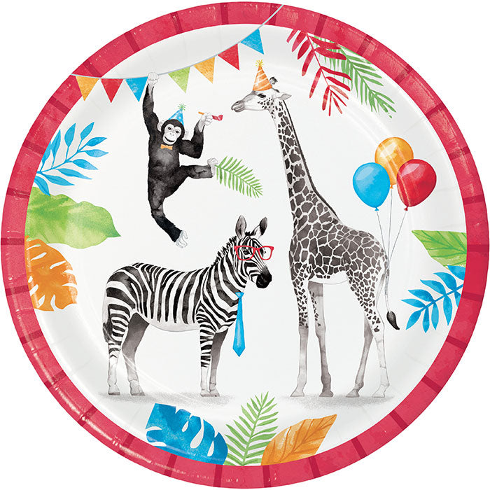 Party Animals Dinner Plates 96 ct