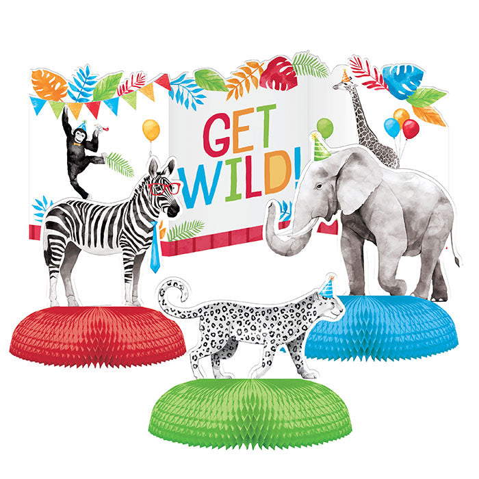 Party Animals Get Wild Centerpieces 24 ct