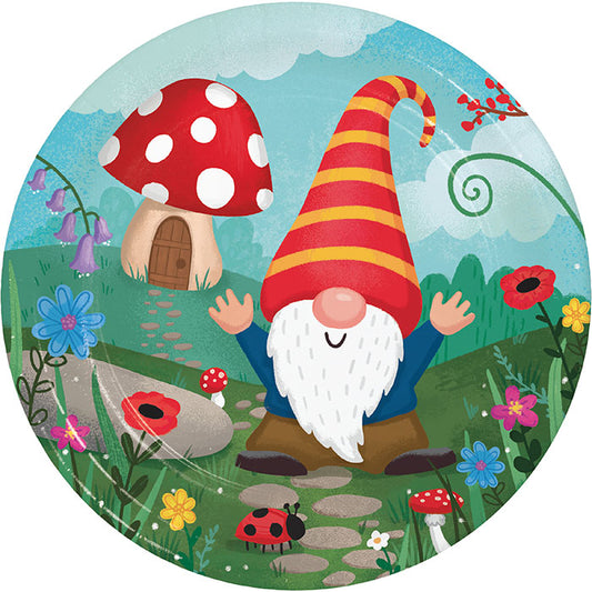 Party Gnomes Dessert Plates 96 ct