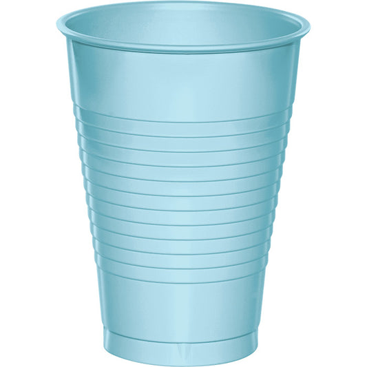 Pastel Blue 12 oz Plastic Cups 240 ct