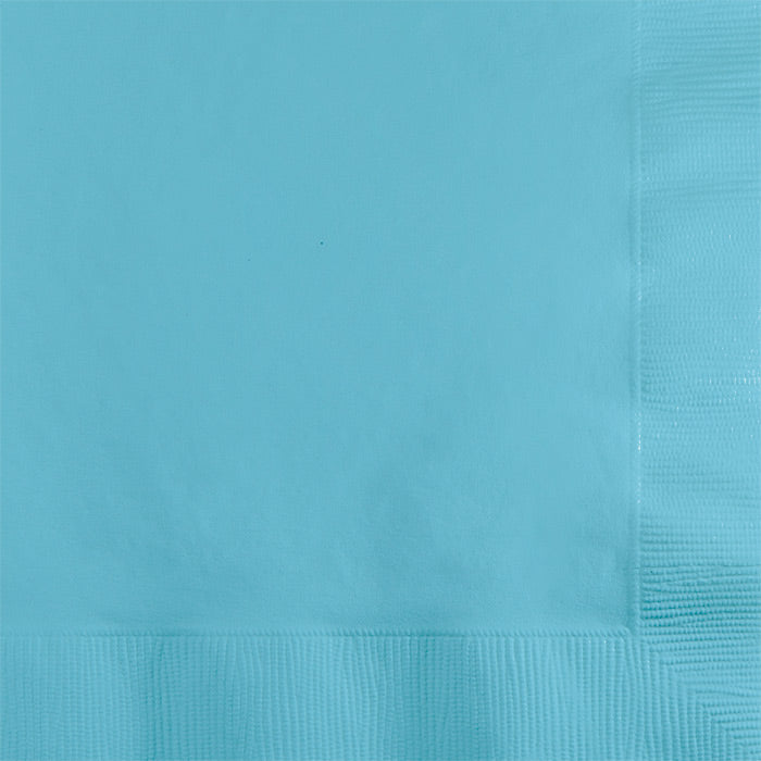 Pastel Blue 2-Ply Beverage Napkins 600 ct