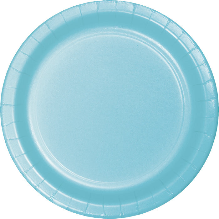 Pastel Blue SturdyStyle Banquet Plates 240 ct