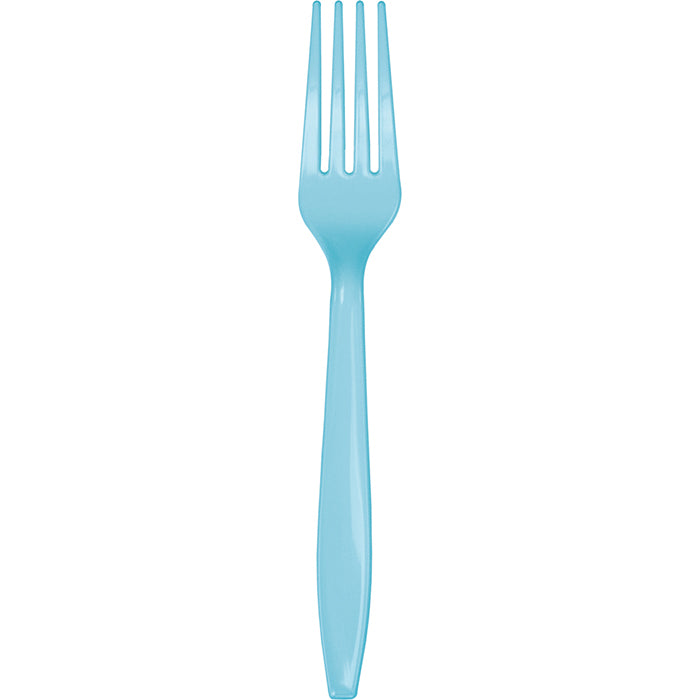 Pastel Blue Plastic Forks 288 ct