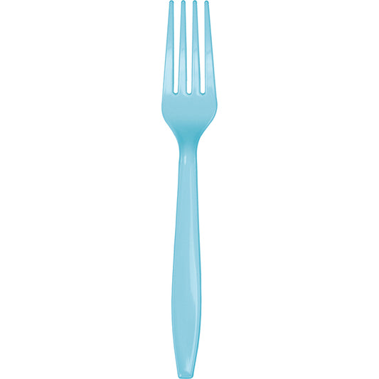 Pastel Blue Plastic Forks 288 ct