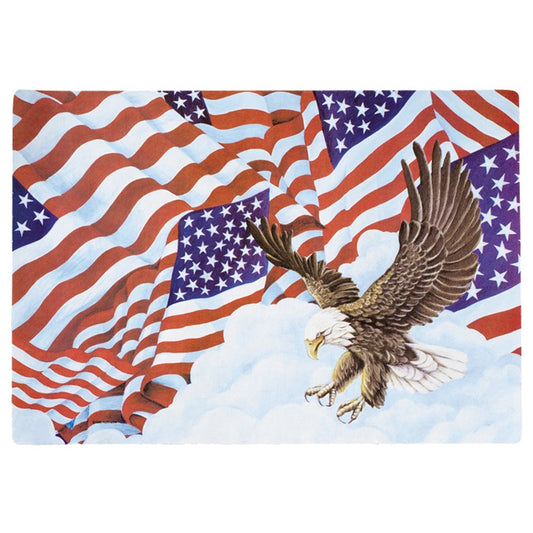 Patriotic Flags Placemat 1,000 ct