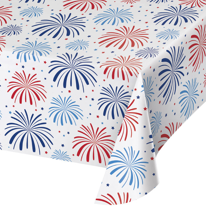 Patriotic Plastic Tablecloths 12 ct