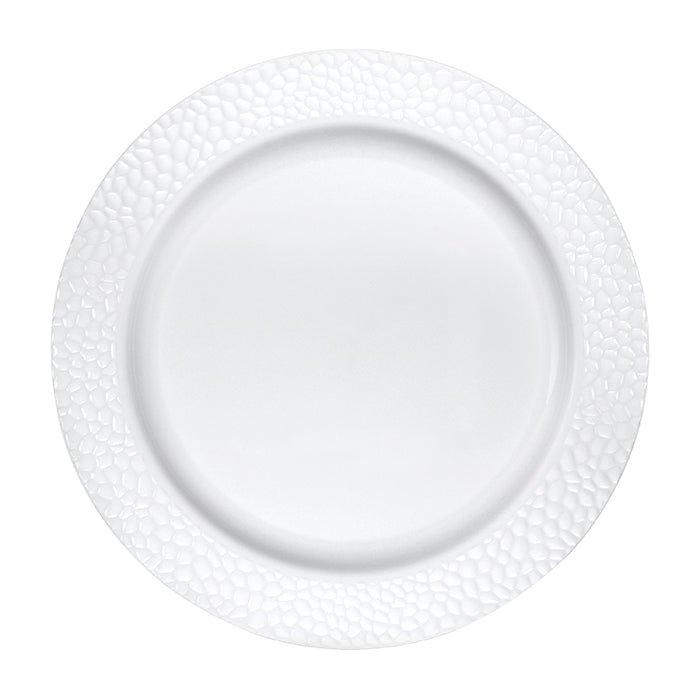 Pearl Pebble Plastic Dessert Plates 120 ct