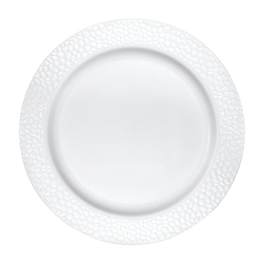 Pearl Pebble Plastic Dessert Plates 120 ct