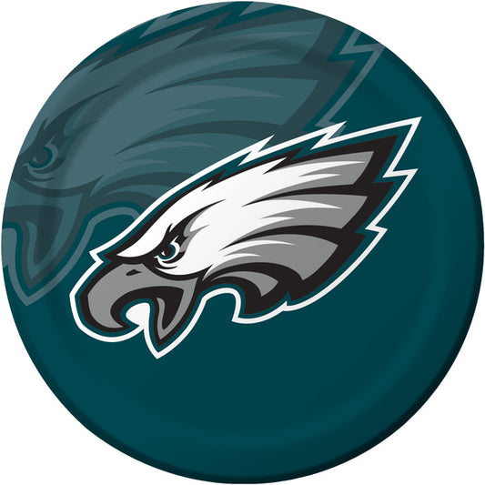 Philadelphia Eagles Dinner Plates 96 ct