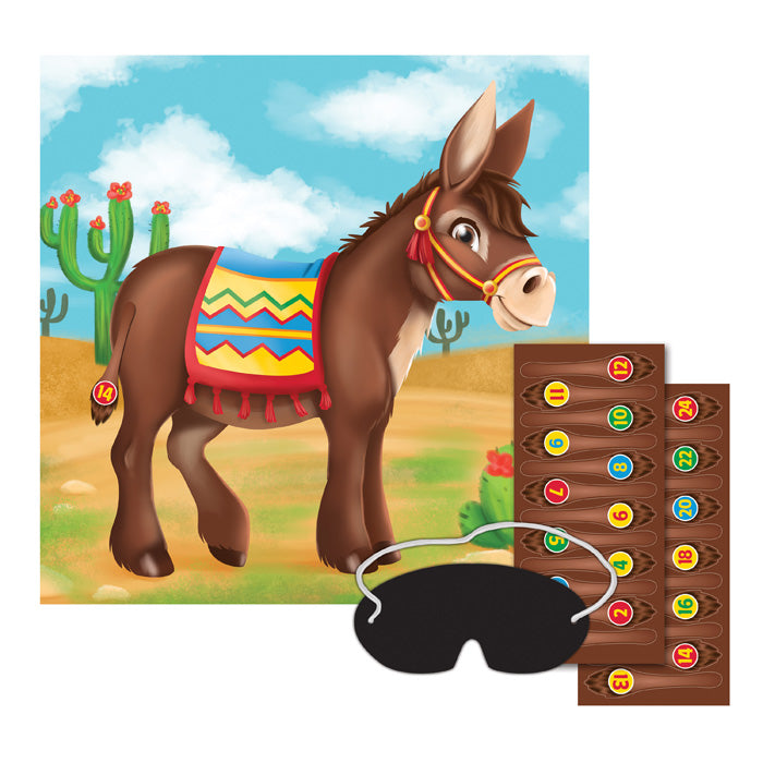 Pin the Tail on the Donkey Games 12 ct