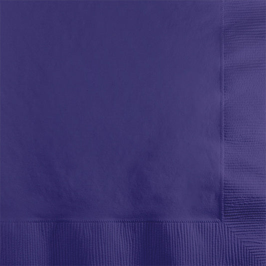 Purple 2-Ply Beverage Napkins 600 ct