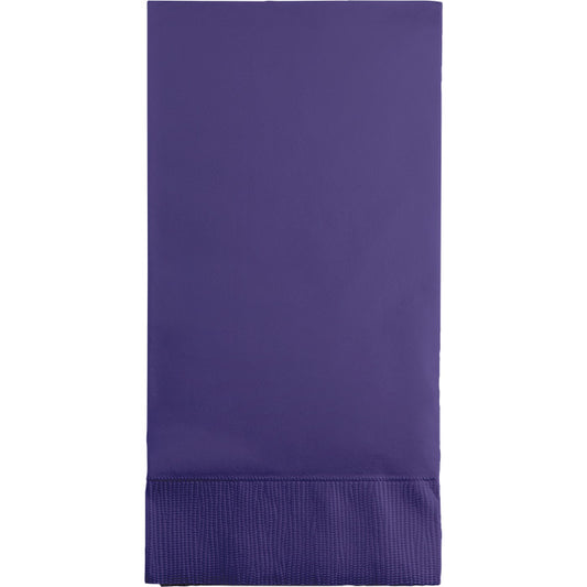 Purple 3-Ply Guest Towels 192 ct