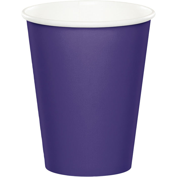 Purple 9 oz Hot & Cold Cups 240 ct