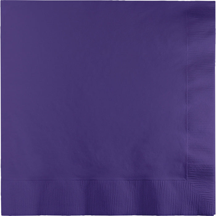 Purple Dinner Napkins 3-Ply 250 ct