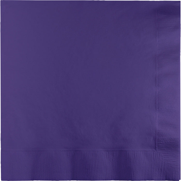 Purple Luncheon Napkins 3-Ply 500 ct