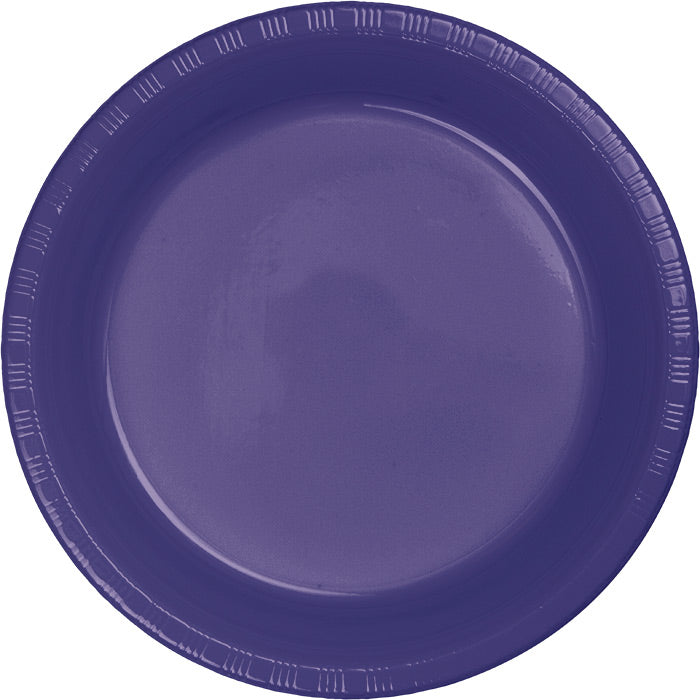 Purple Plastic Banquet Plates 240 ct