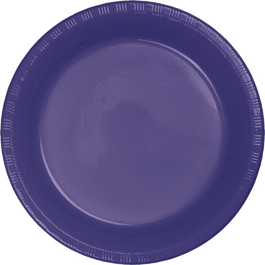 Purple Plastic Banquet Plates 240 ct