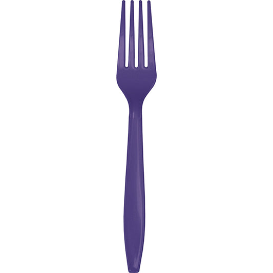 Purple Plastic Forks 288 ct