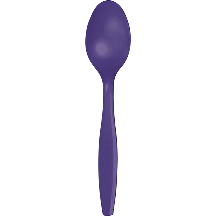 Purple Plastic Spoons 288 ct