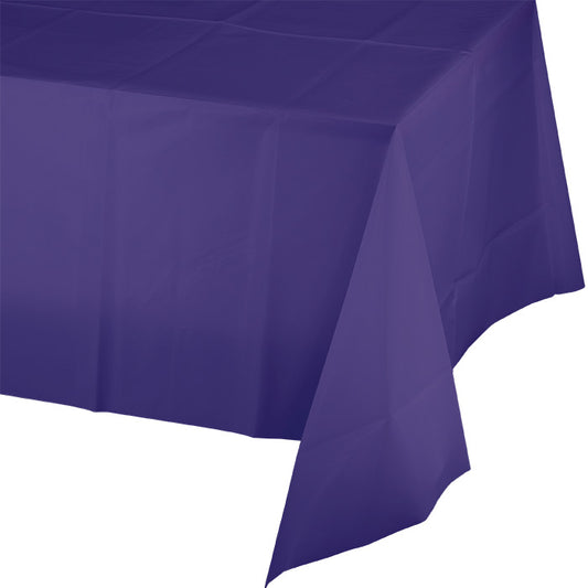 Purple Plastic Tablecloths 12 ct