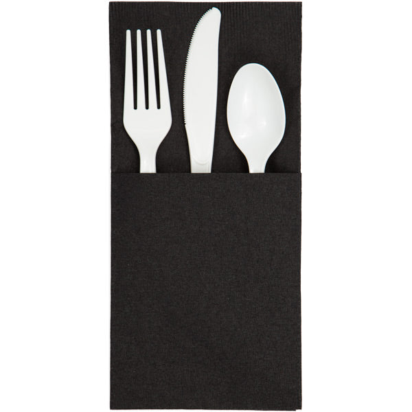 Quickset Black Dinner Napkins 800 ct