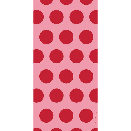 Red Polka Dots Cello Treat Bags 240 ct