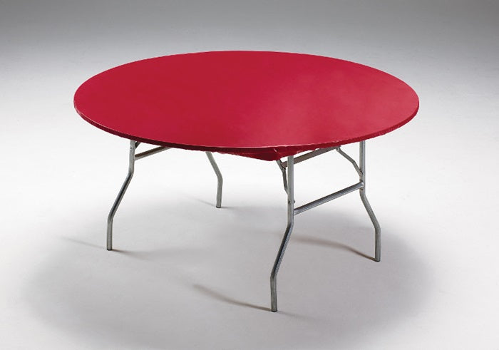 Red Stay Put Round Tablecloths 12 ct