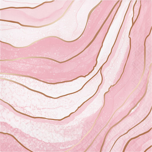 Rose All Day Geode Luncheon Napkins 192 ct