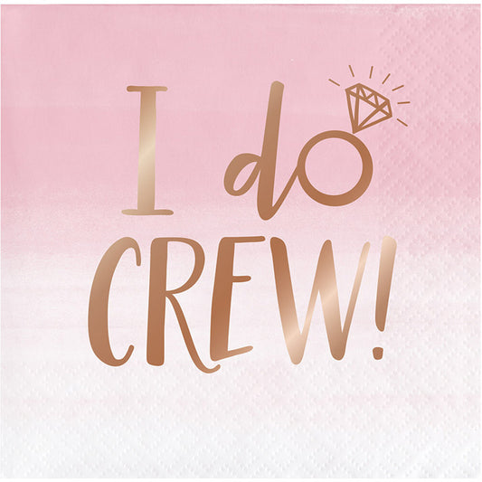 Rose All Day I Do Crew Beverage Napkins 192 ct