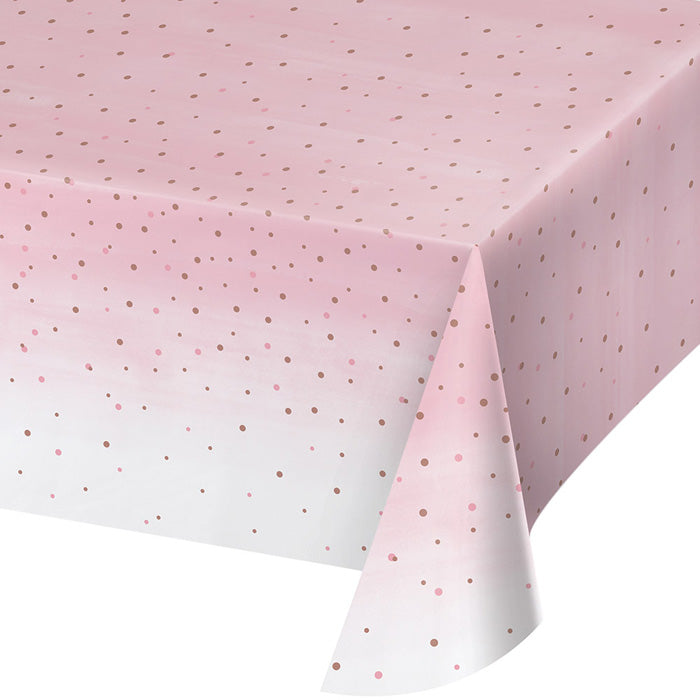 Rose All Day Plastic Tablecloths 6 ct