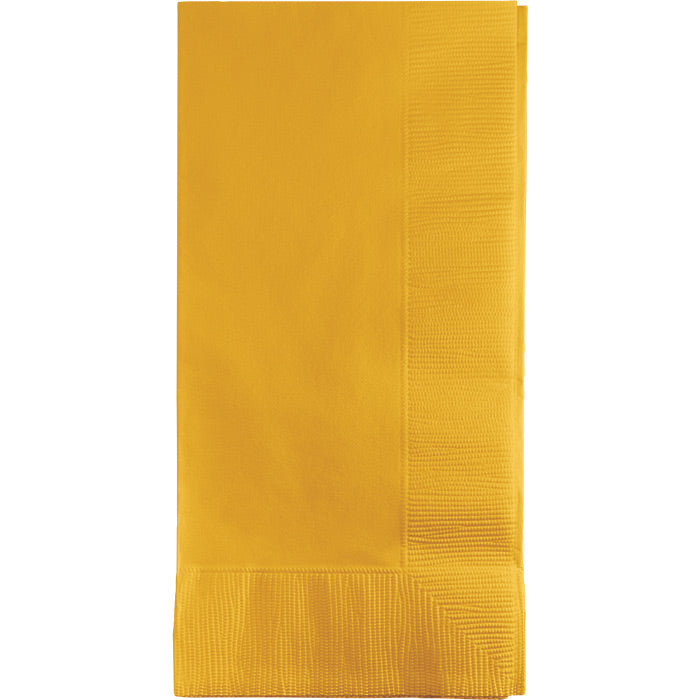 School Bus Yellow 2-Ply Dinner Napkins 600 ct