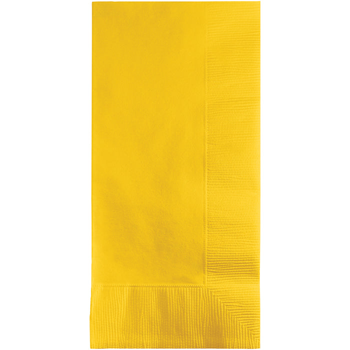 School Bus Yellow 2-Ply Dinner Napkins 600 ct