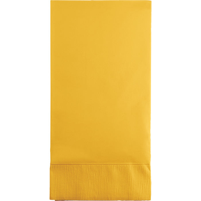 School Bus Yellow 3-Ply Guest Towels 192 ct