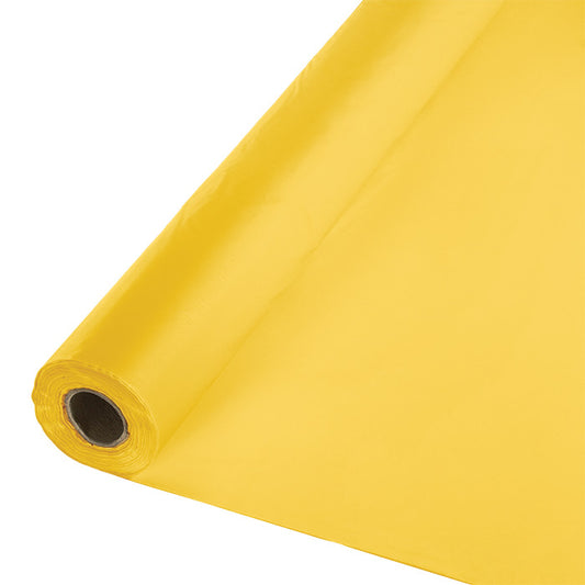 School Bus Yellow Banquet Table Roll 1 ct