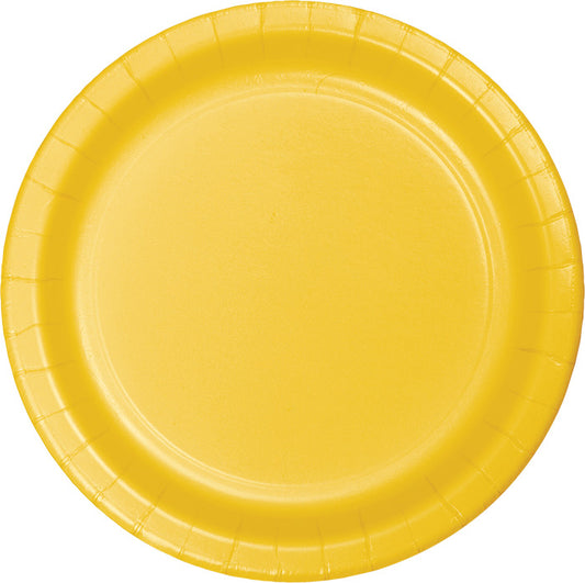 School Bus Yellow SturdyStyle Dinner Plates 240 ct