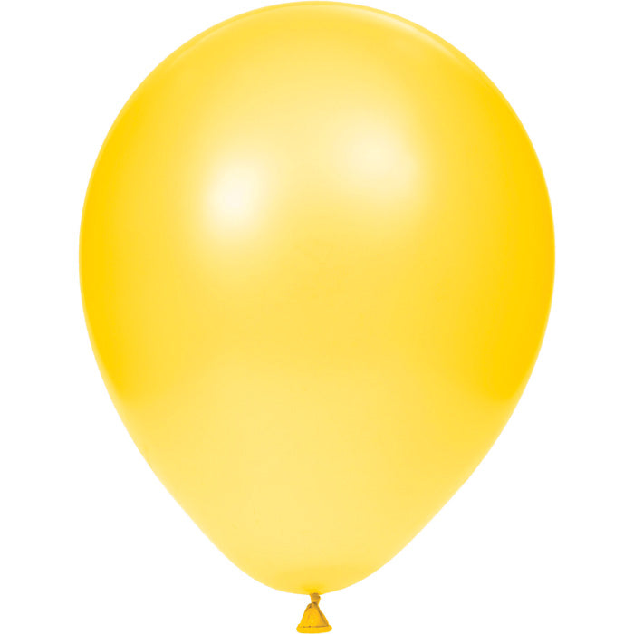 School Bus Yellow Latex Balloons 180 ct