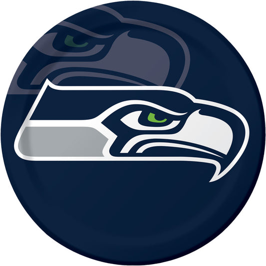 Seattle Seahawks Dinner Plates 96 ct