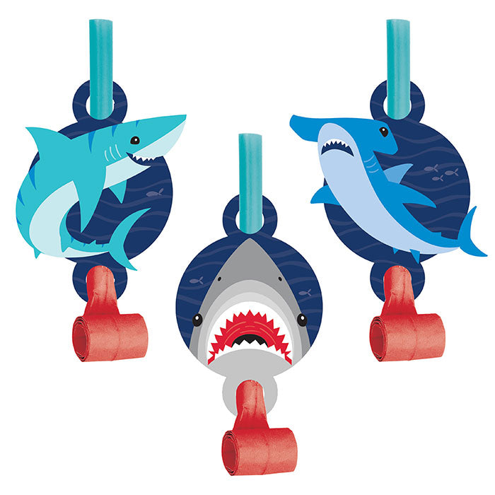 Shark Party Blowers 48 ct