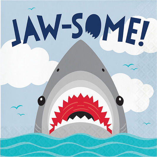 Shark Party Jaw-Some Luncheon Napkins 192 ct