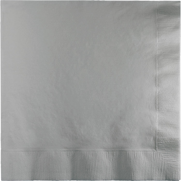 Shimmering Silver 2-Ply Luncheon Napkins 600 ct