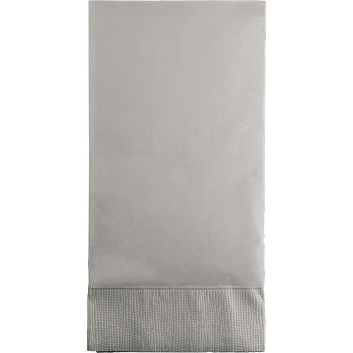 Shimmering Silver 3-Ply Guest Towels 192 ct