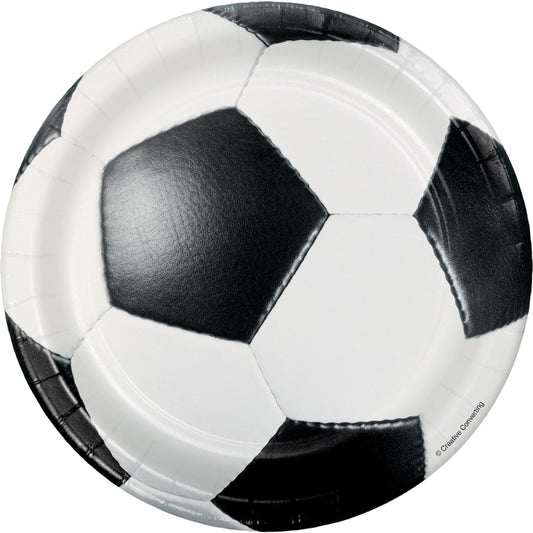 Soccer Dessert Plates 96 ct