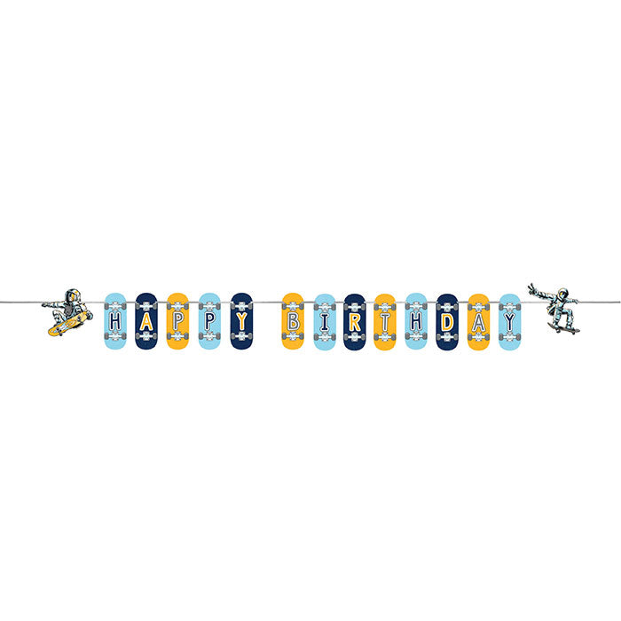 Space Skater Banners 12 ct