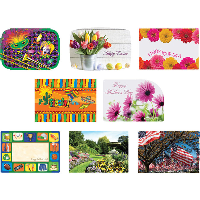 Spring Placemats - Seasonal Multi 1,000 ct