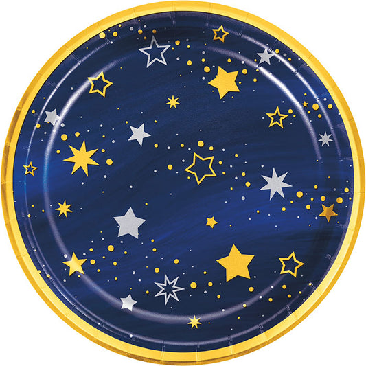 Starry Night Dinner Plates 96 ct