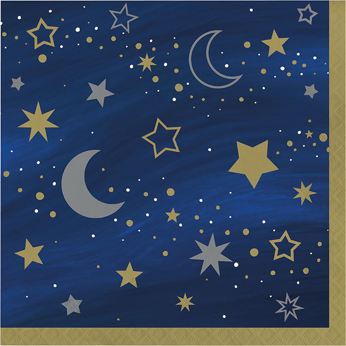 Starry Night Luncheon Napkins 192 ct