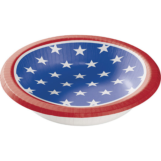 Stars and Stripes Paper Bowl 96 ct